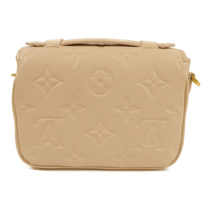 Louis Vuitton Empreinte Micro Metis Hand-turned Shoulder Bag Beige 2way Shoulder Bag M 81390