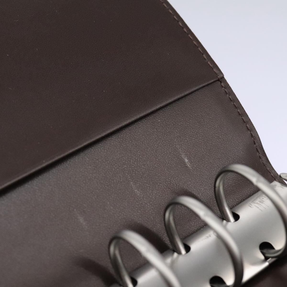 Louis Vuitton Epi Agenda Mm Day Planner Cover Mocha R 2004d Lv Auth