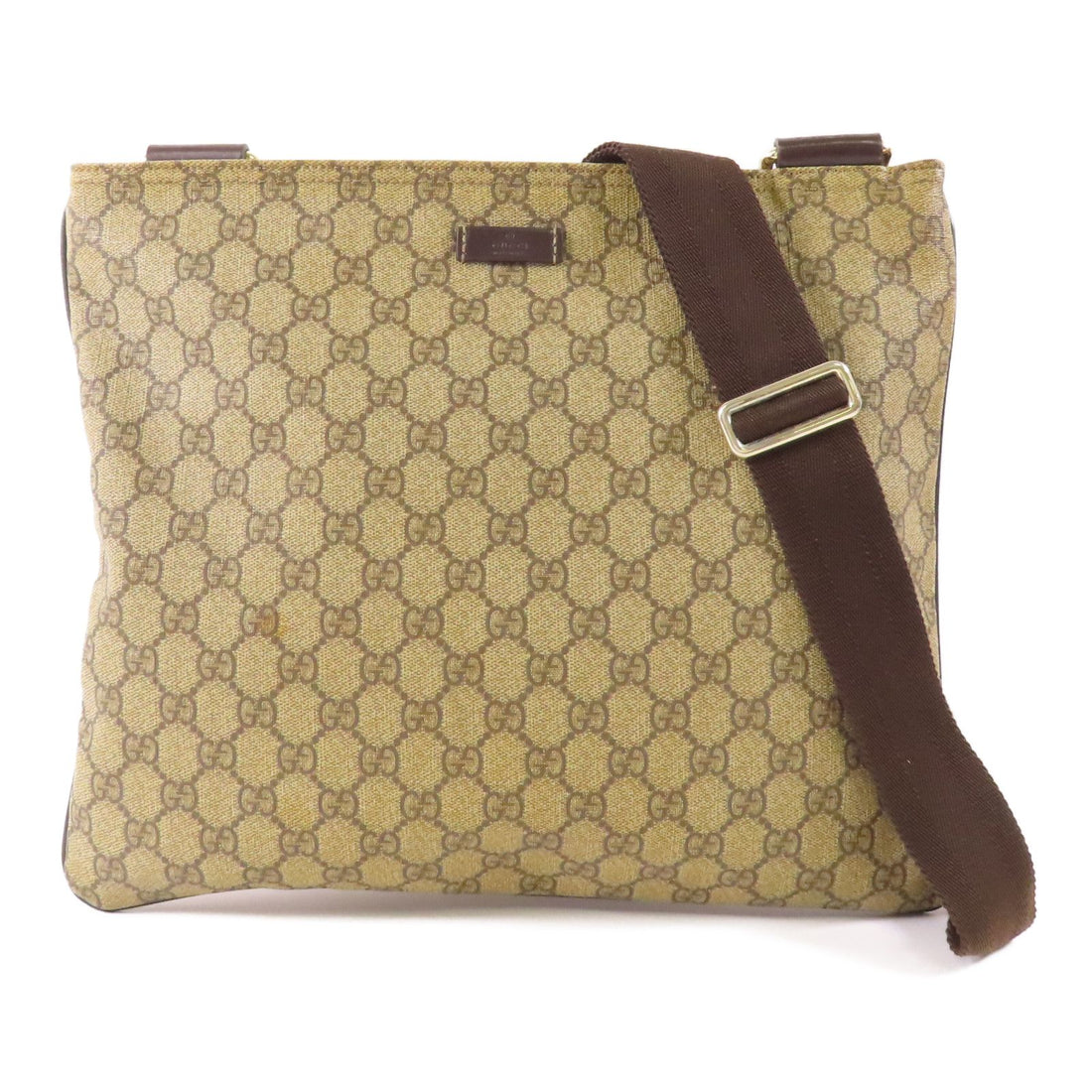 Gucci Large Flat Messenger, GG Supreme