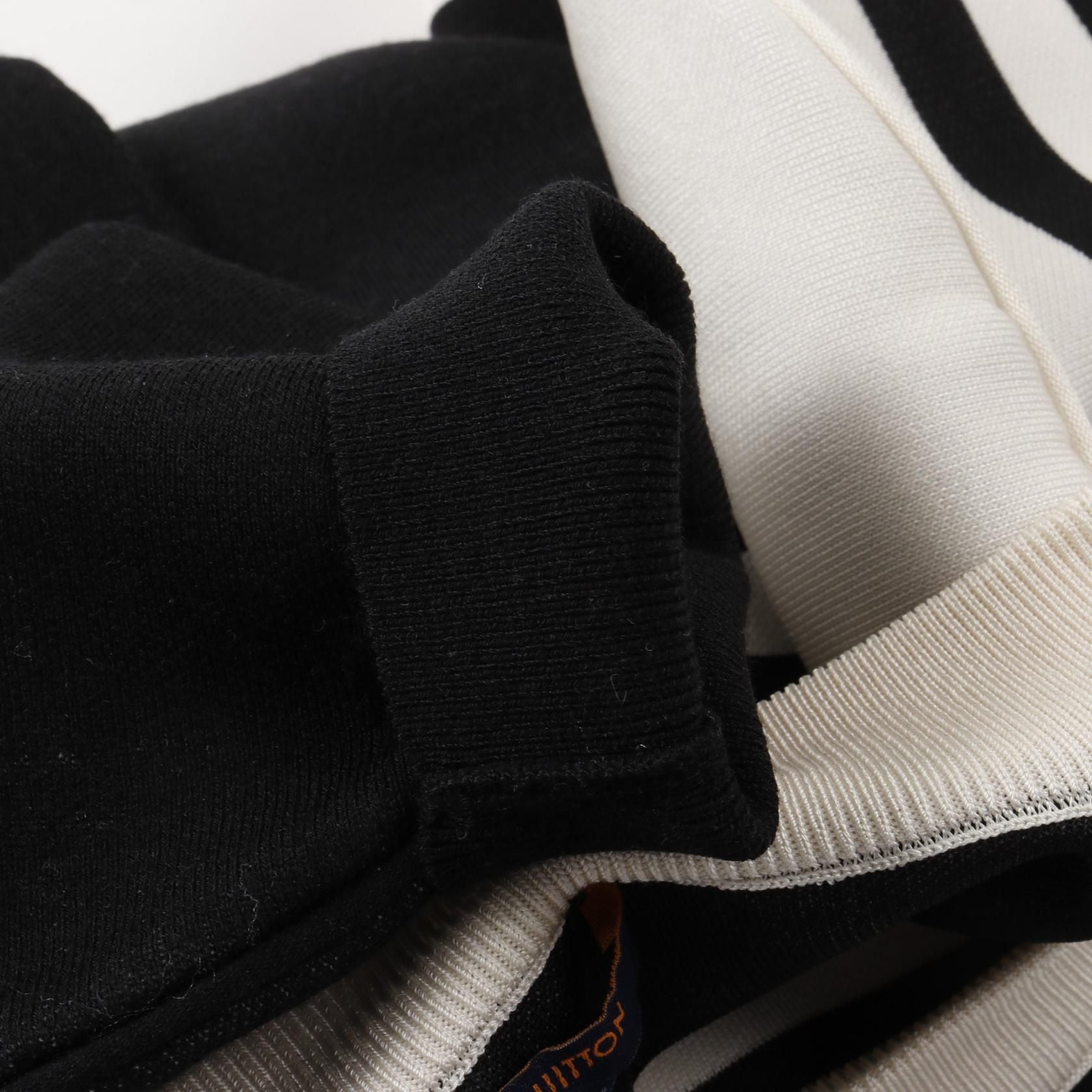 Louis Vuitton Black Beige Knit Rw 222w P 15 Fnkl 10