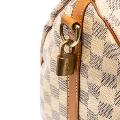 Louis Vuitton Damier Azur Speedy Bandouliere 30 White
