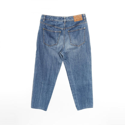 Chanel Blue Coco Mark Denim Pants Cotton P 61138v 46823