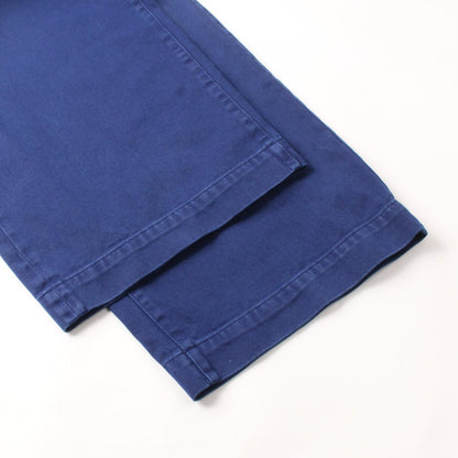 Chanel Navy With Matelasse Ribbon Denim Pants Cotton P 58416v 44378