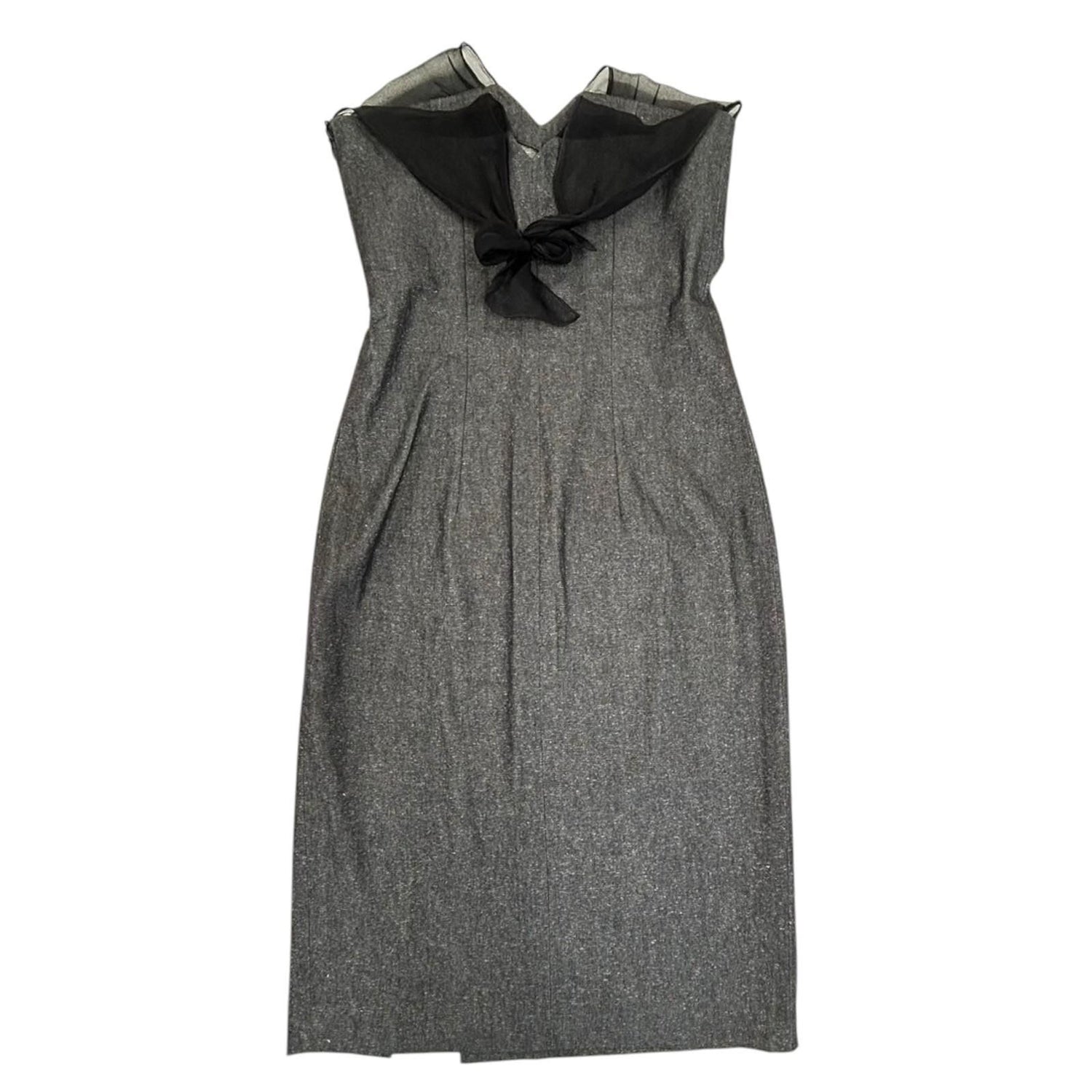 Dior Grey Cotton One Piece Dress 36