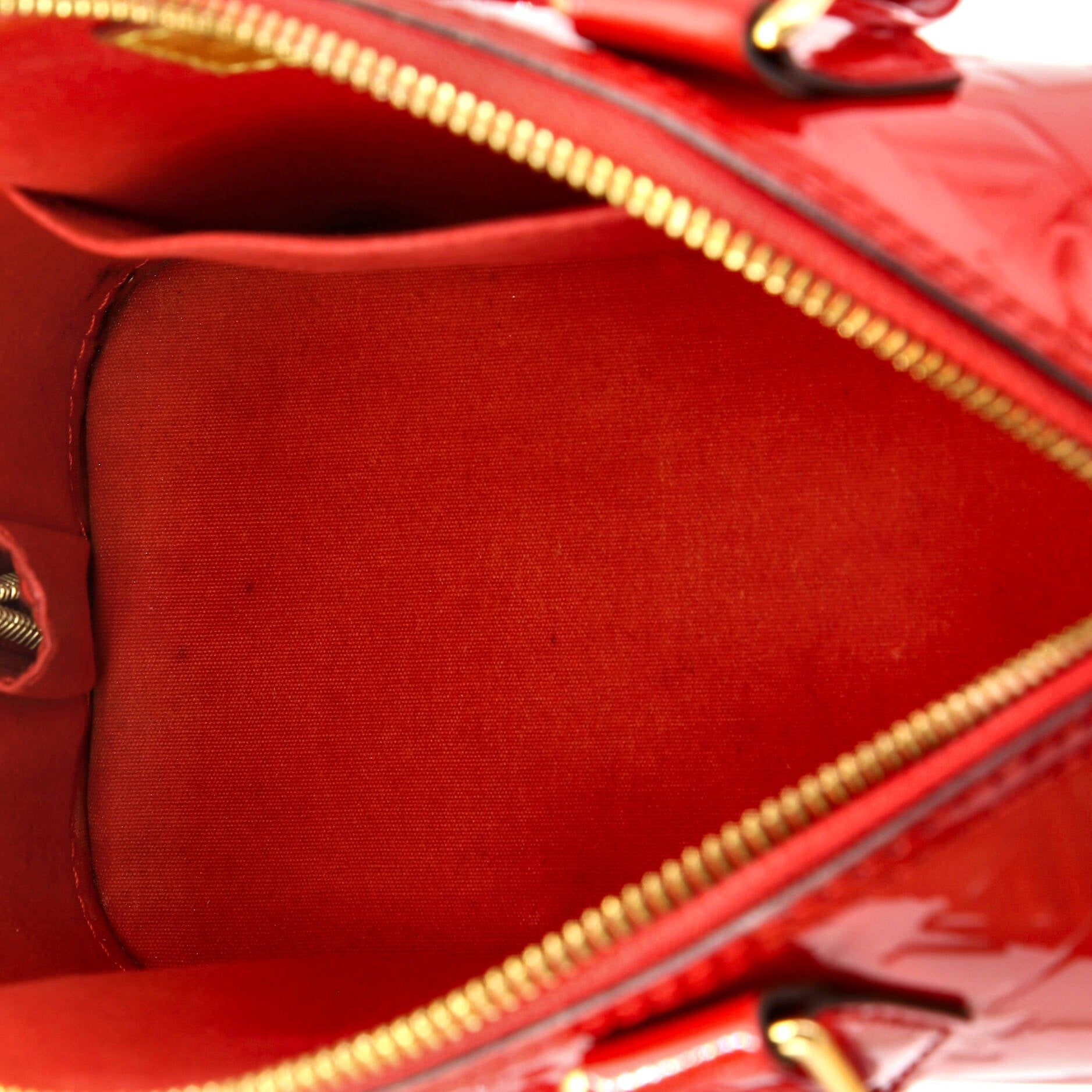 Louis Vuitton Alma Handbag Monogram Vernis Bb