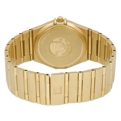 Omega Constellation 18K Yellow Gold Champagne Dial Unisex Watch 1112.10.00