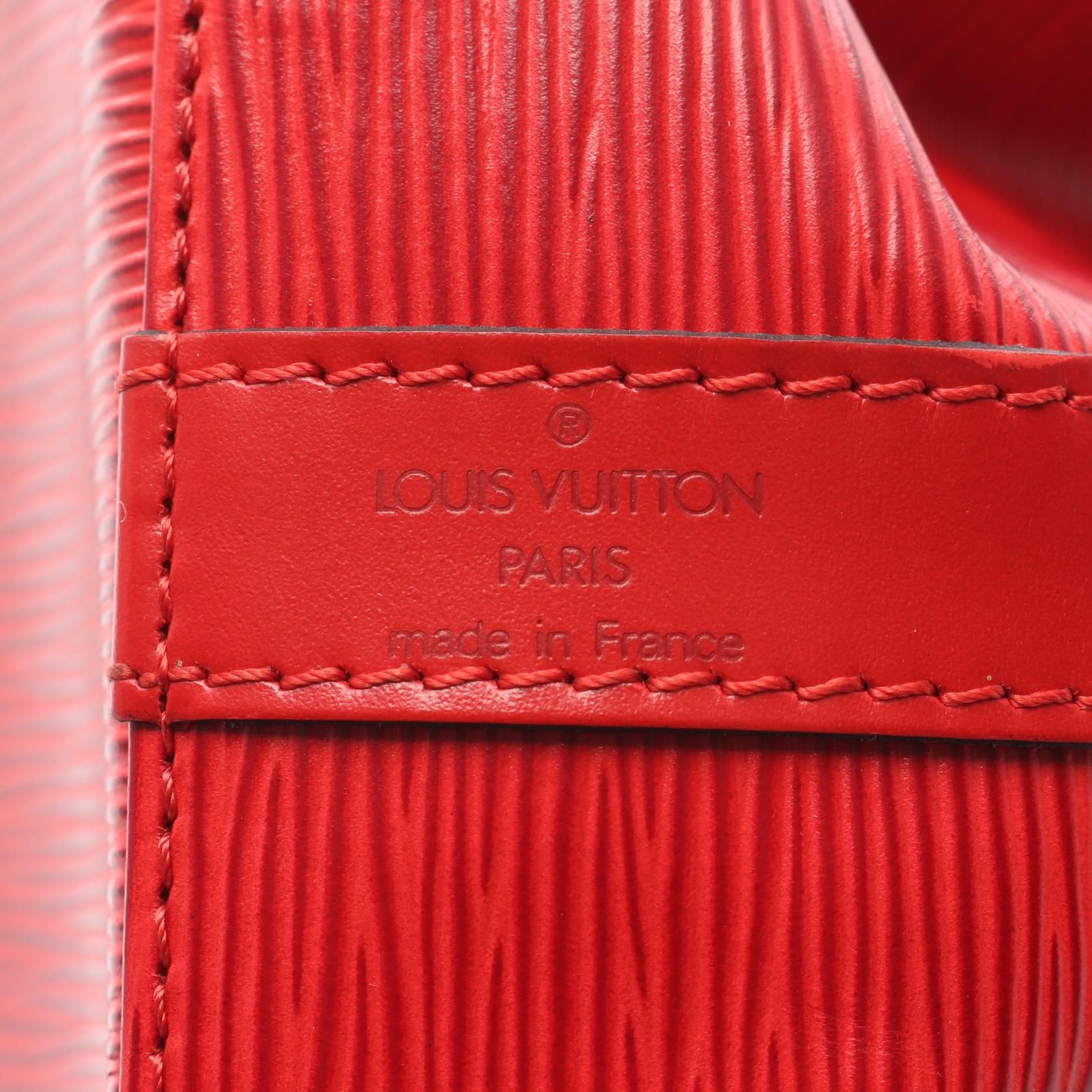 Louis Vuitton Petit Noe Castilian Red Red Shoulder Bag M 44107