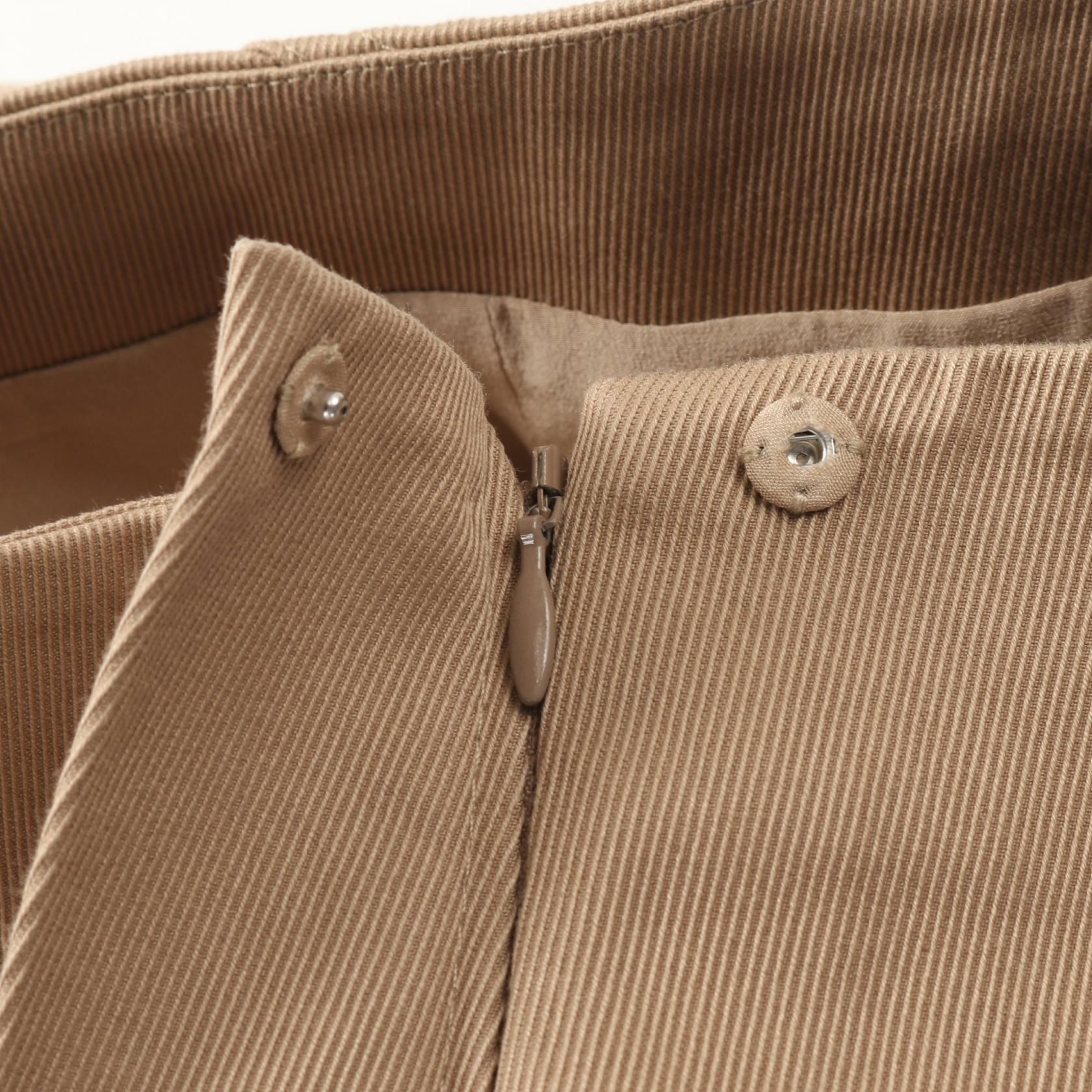 Dior Skirt Beige Cotton 911j 33a 3218