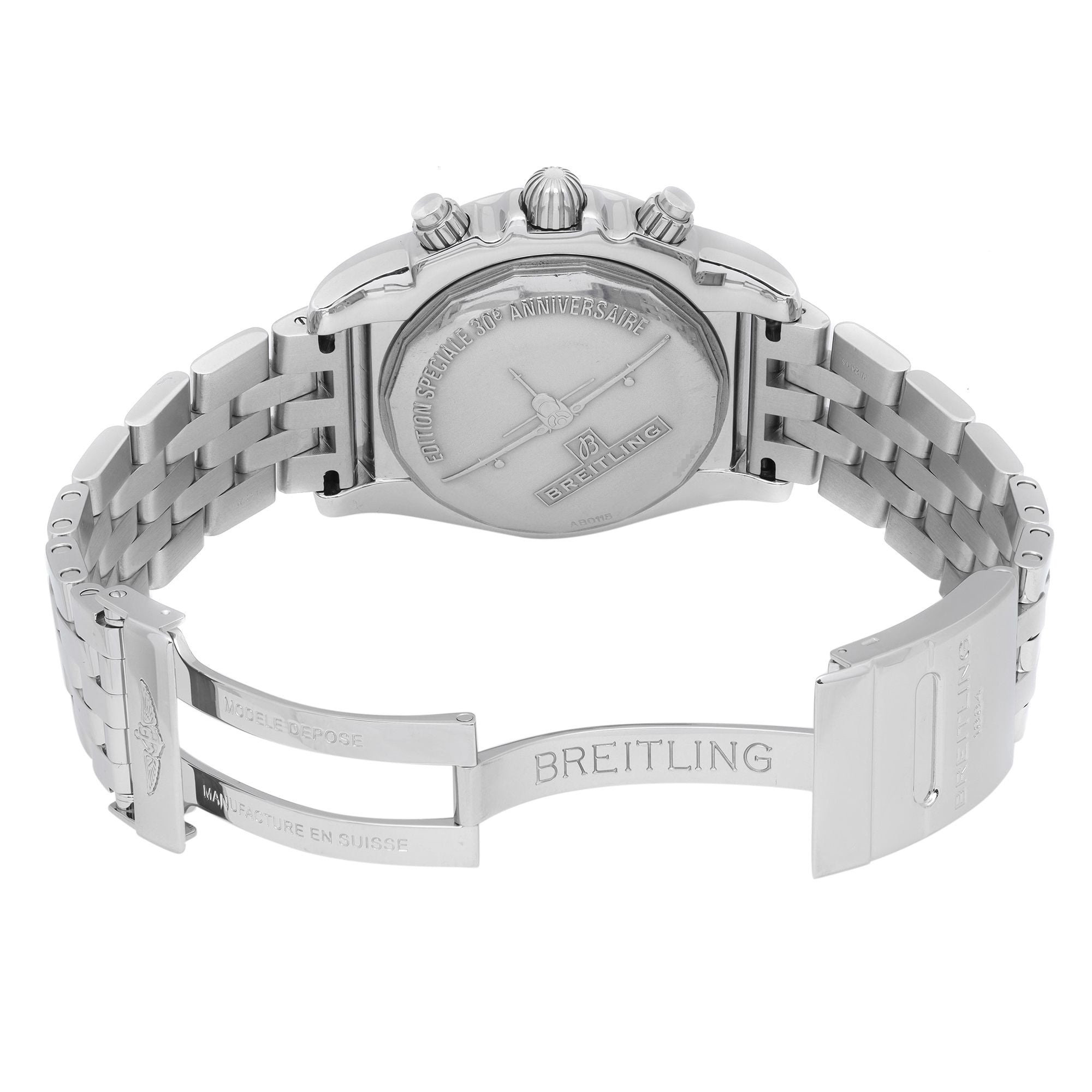 Breitling Chronomat 44 Airborne Steel Automatic Mens Watch AB01154G/BD13-375A