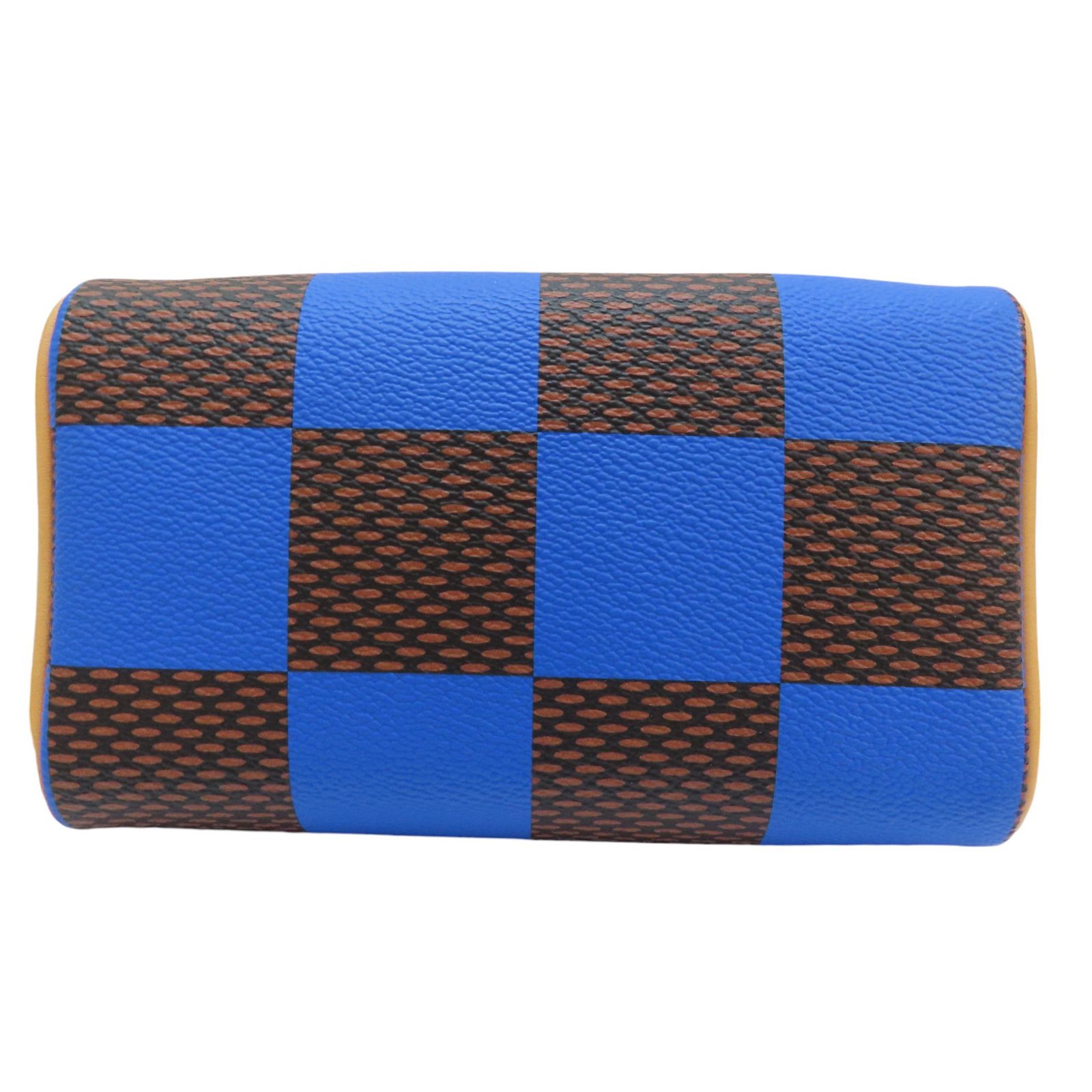 Louis Vuitton Speedy 18 Bandouliere Damier Pop Blue Shoulder Handbag N 40595