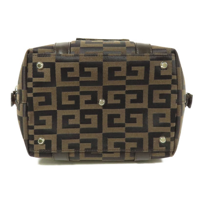 Givenchy Canvas Shoulder Bag Hand-turn Shoulder Bag 2way Shoulder Bag Brown Canvas