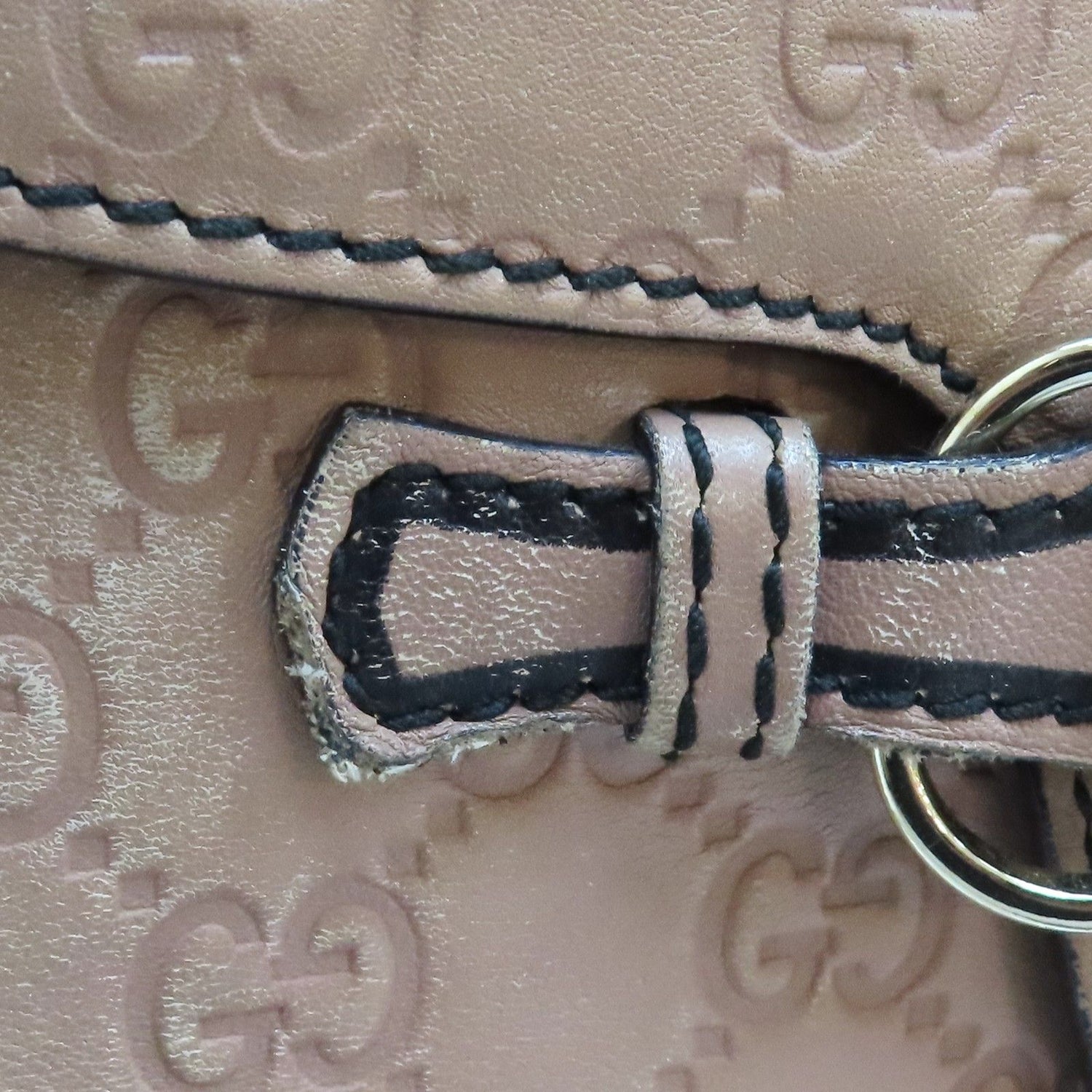 Gucci Guccissima Emily Shoulder Bag Calfskin Pink 295403