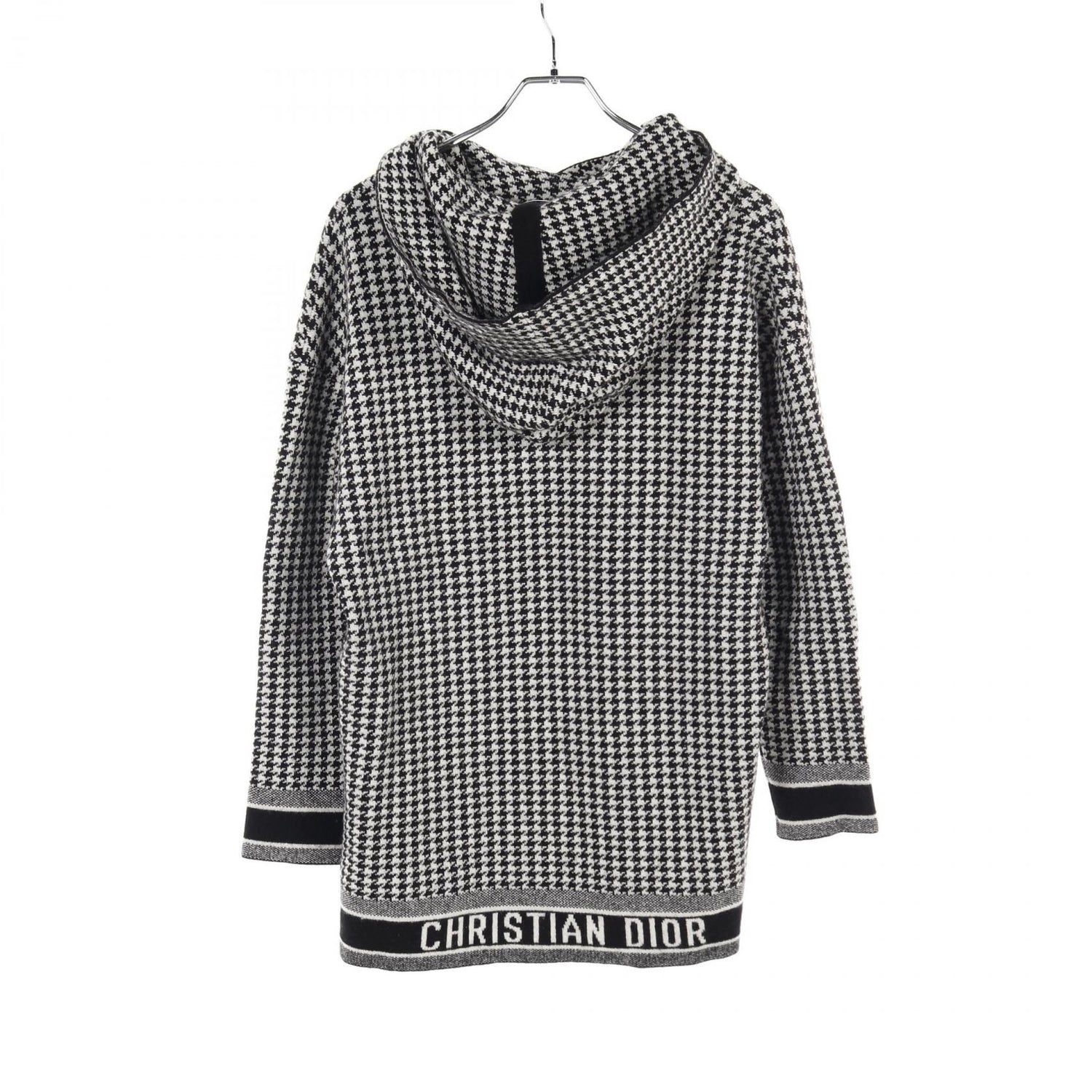 Dior Hoodie Black White Cashmere 014s 92am 035