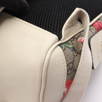 Gucci Ophidia Gg Supreme Sherry Line Backpack Backpack Beige White Multicolor Pvc Coated Canvas 547965