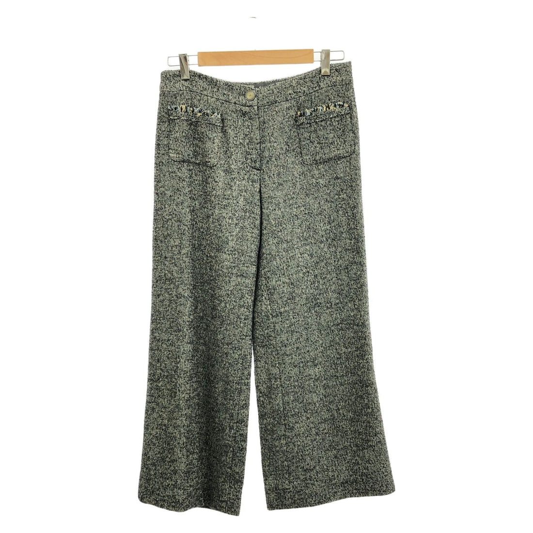 Chanel Black Pants Silk P 26752v 17003
