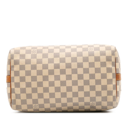Louis Vuitton Damier Azur Speedy Bandouliere 30 White