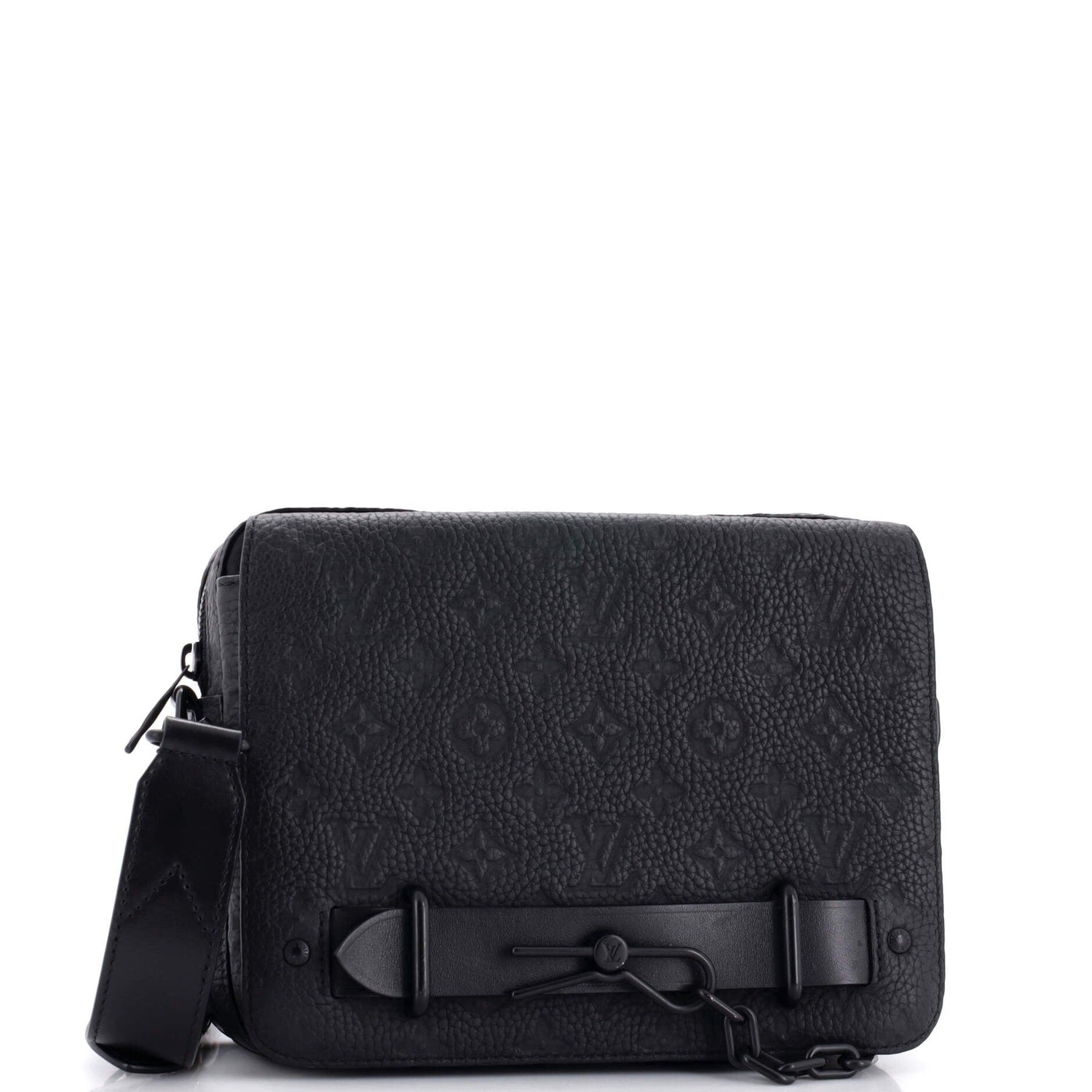 Louis Vuitton Steamer Messenger Bag Monogram Taurillon Leather