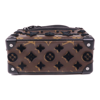 Louis Vuitton Monogram/velvet Soft Trunk Shoulder Bag Brown Shoulder Bag M 68970