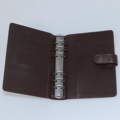 Louis Vuitton Epi Agenda Mm Day Planner Cover Mocha R 2004d Lv Auth