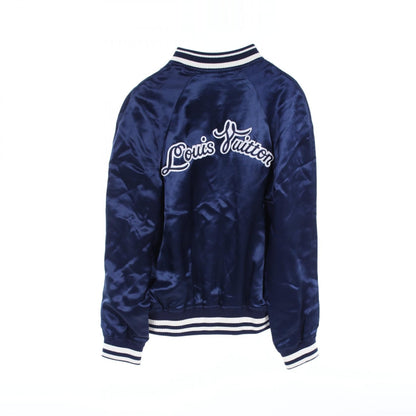 Louis Vuitton Back Logo Embroidered Souvenir Jacket Navy Blouson