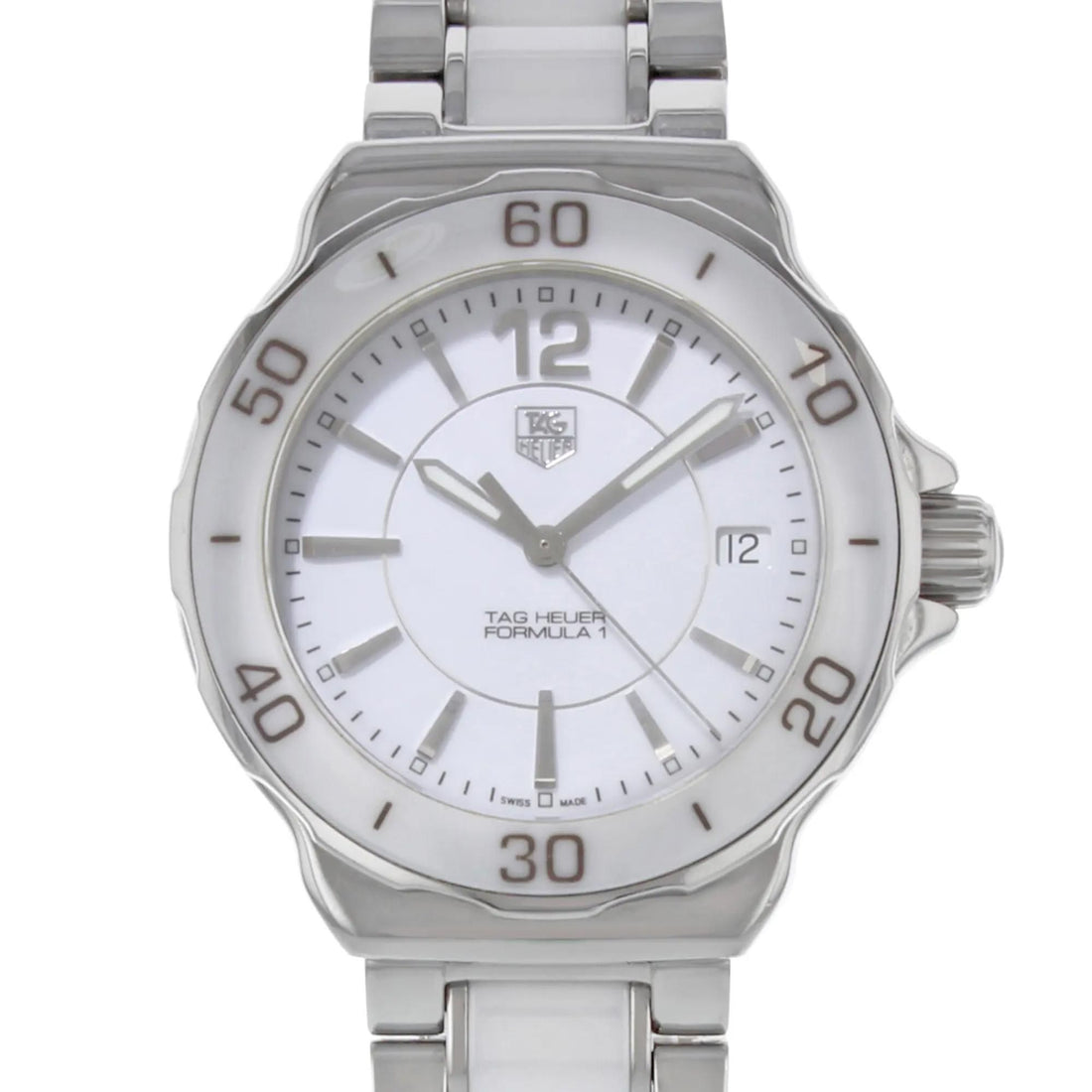 TAG Heuer Formula One Steel Ceramic White Dial Quartz Ladies Watch WAH1211.BA086