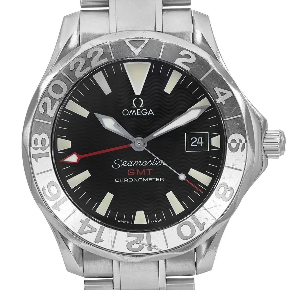 Omega Seamaster GMT 50th Anniversary Steel Black Dial Men Watch 2234.50.00