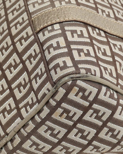 Fendi Zucca Boston Bag